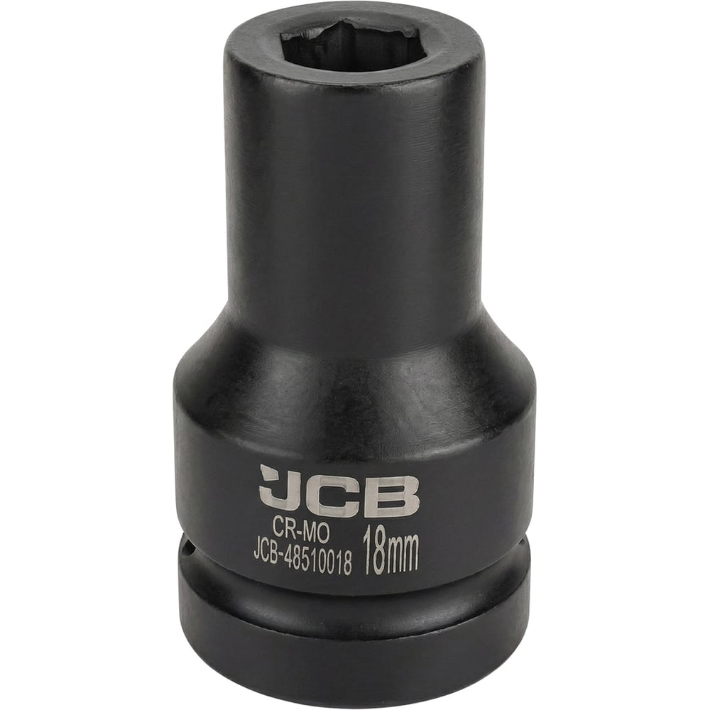 Изображение товара Головка ударная глубокая JCB 18мм 1 дюйм CrMo ударная торцевая