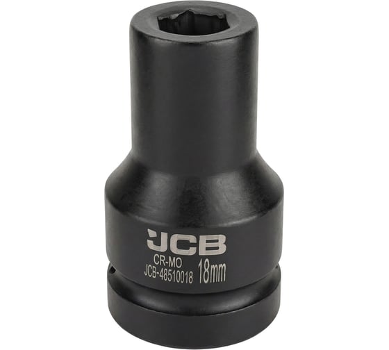 Изображение товара Головка ударная глубокая JCB 18мм (6гр.), 1 JCB-48510018(62546)
