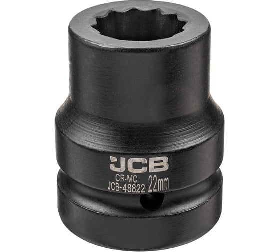 Изображение товара Головка ударная JCB 22мм (12гр.), 1 JCB-48822(62571)
