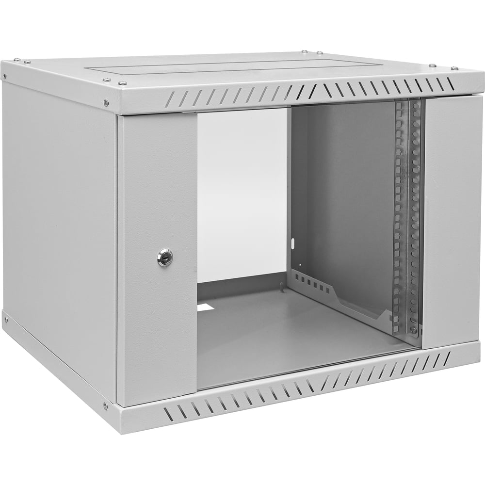 Шкаф ЭПМ ШТК серии А навесной 15U (600x710х350), дверь стекло, RAL7035 28668