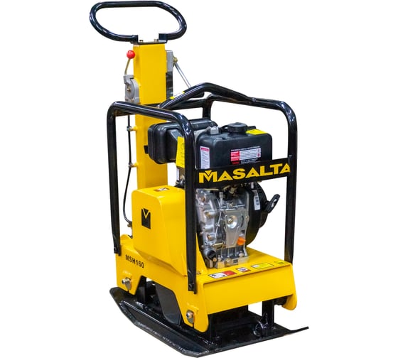 Изображение товара Реверсивная дизельная виброплита Masalta Kama KM178F, 6 л.с., 168 кг, MSH160-1 ВИБ171