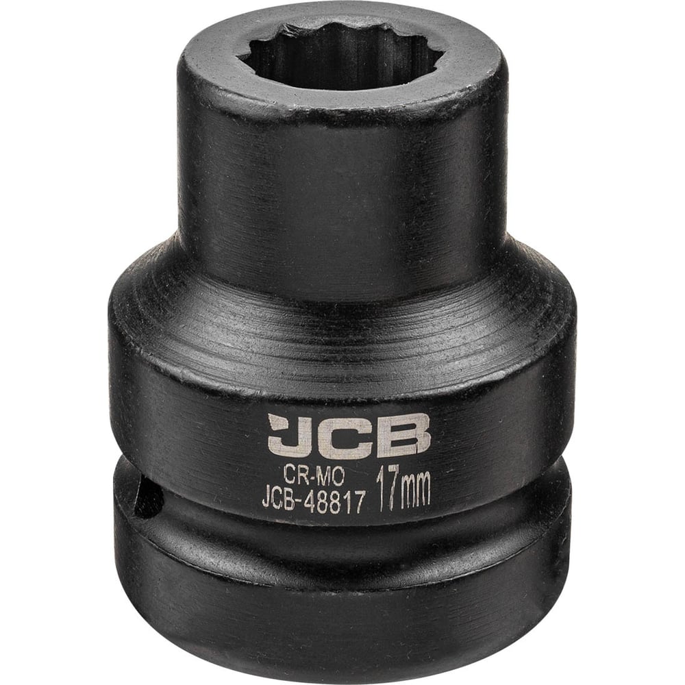 Изображение товара Головка ударная JCB 17мм 1 дюйм CrMo ударная глубоко торцевая