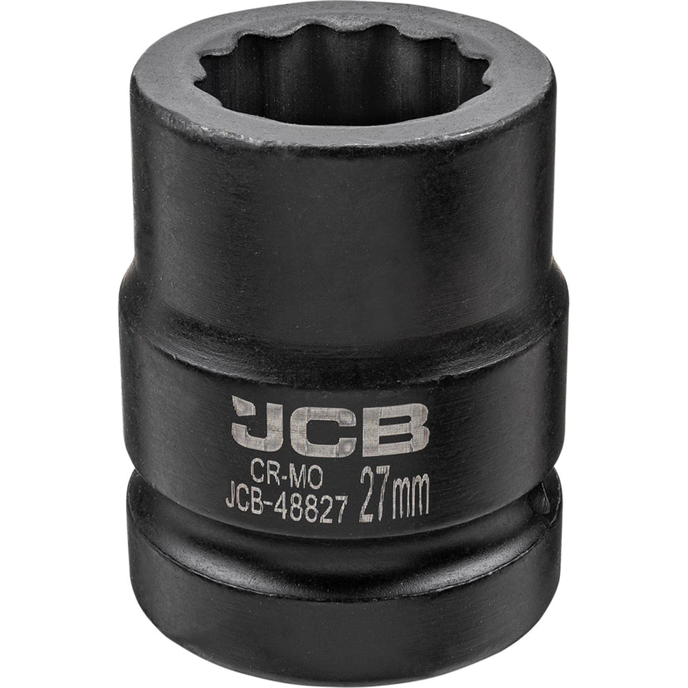 Изображение товара Головка ударная JCB 27мм 12гр. квадрат с отверстием торцевая