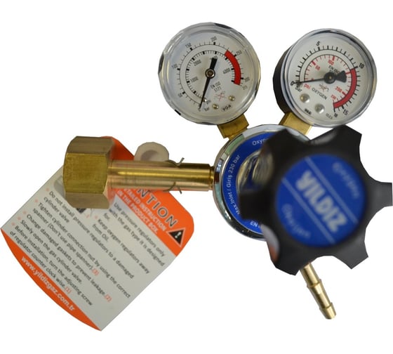 Изображение товара Регулятор кислородный GAZ 10 бар YILDIZ 5801-2-RU