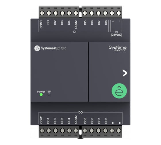 Изображение товара Аналоговый модуль ввода/вывода Systeme Electric SystemePLC, 24 VDC, 8 IO, 4 AI, 4 AO SM172EAM0800
