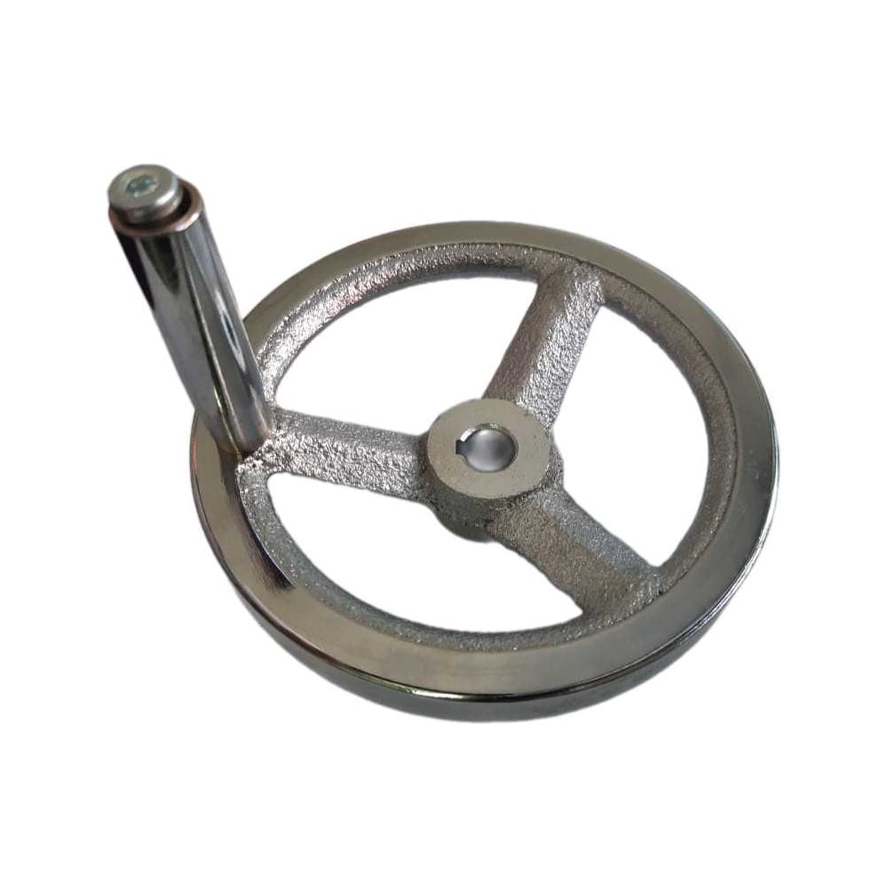 Изображение товара Маховик чугунный UnitMC 250х25 с ручкой QS0804.4 надежный и долговечный