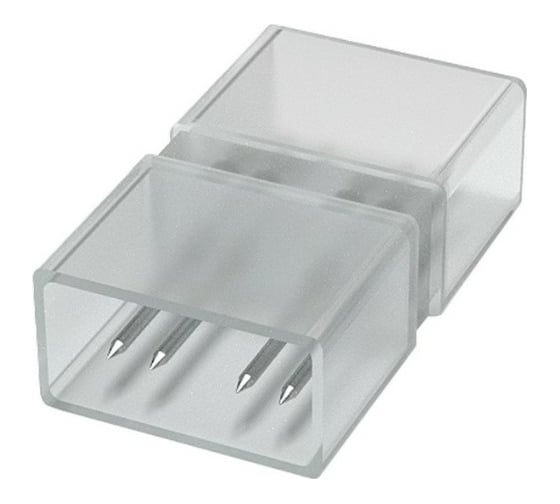 Изображение товара Комплект коннекторов OGM прямой для соединения светодиодной ленты 220В, smd5050, 60д/м, 5шт. AC-03