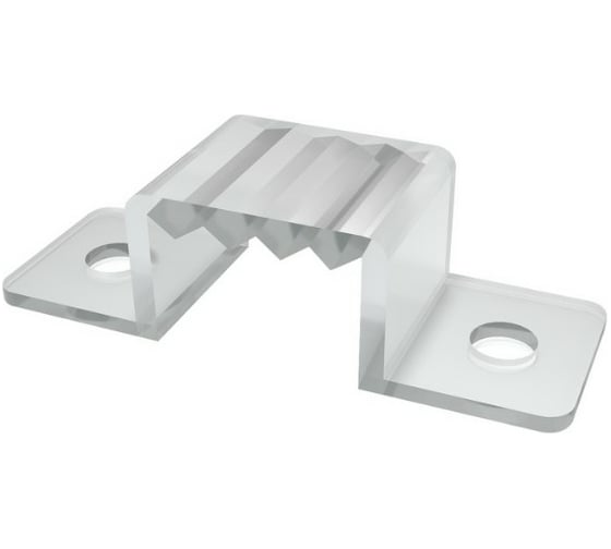 Изображение товара Комплект крепежей OGM для светодиодной ленты пластик 220В, чип 2835, 120д/м, 5шт. AC-71