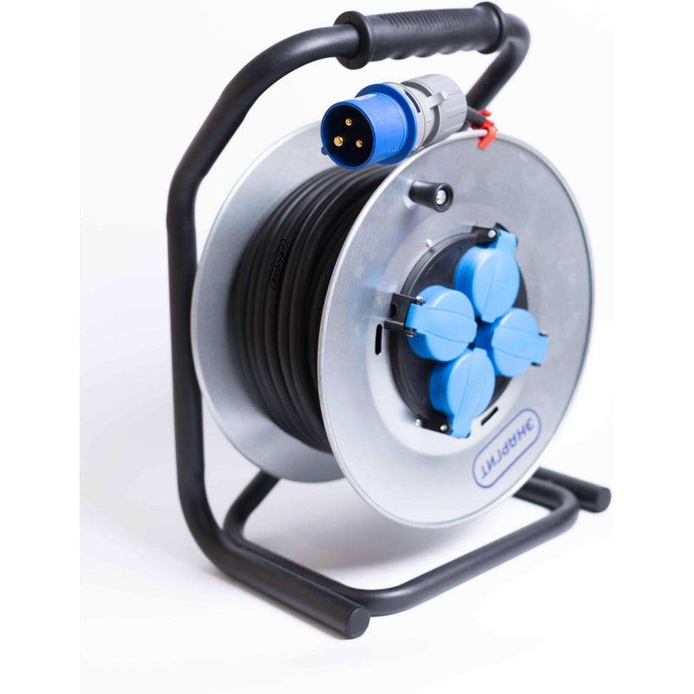 Изображение товара Удлинитель металлический на катушке Энаргит МК-3 КГ 3х2,5 40 м IP44 профессиональный