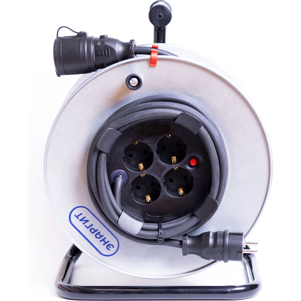 Изображение товара Удлинитель энергит МК-0: КГ 3х2,5, 30 метров, 5 розеток, профессиональный, морозостойкий