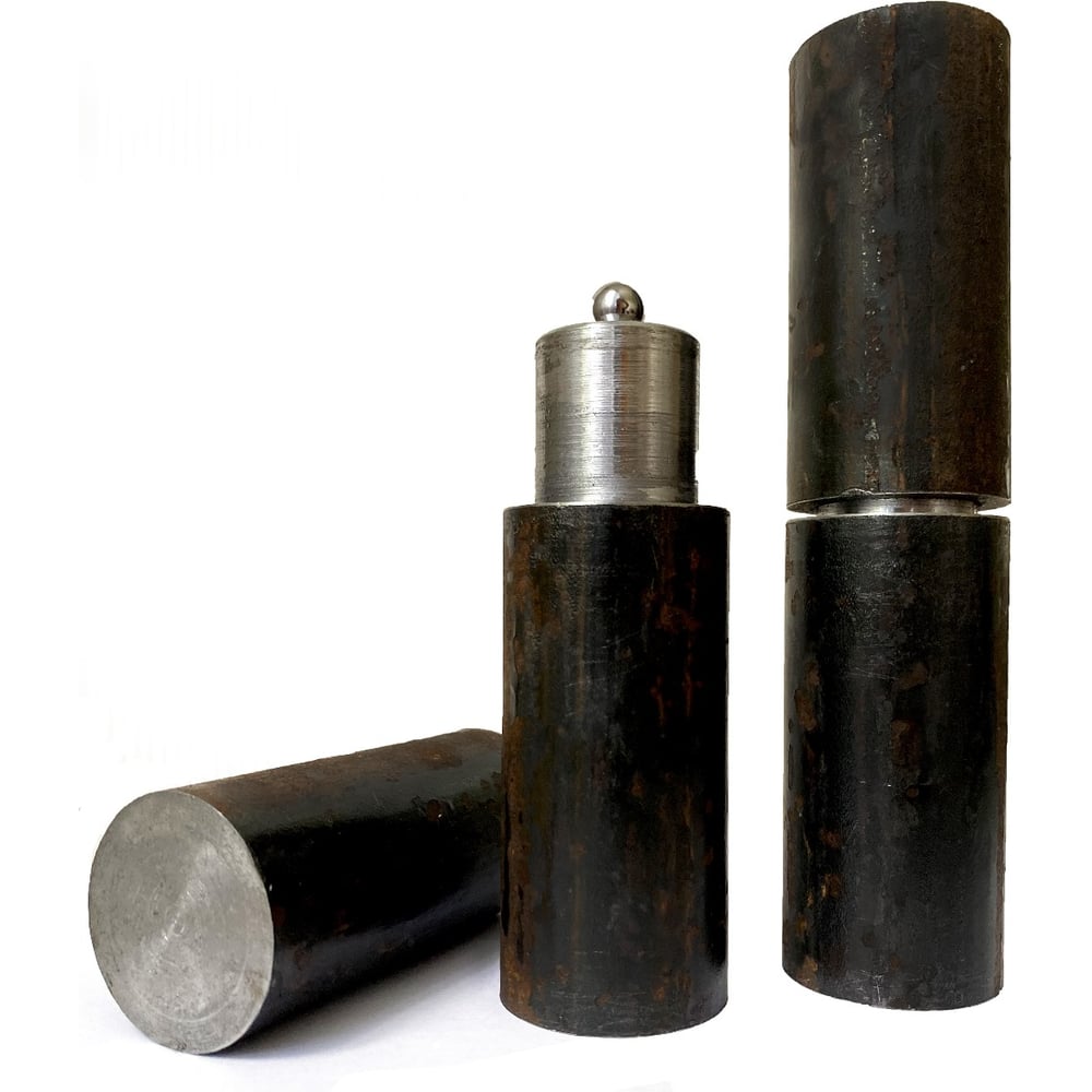 Изображение товара Гаражная петля с шариком 18 мм, 2 шт., приварная, черная К00125