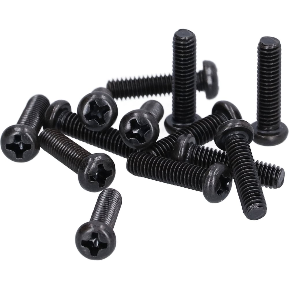 Изображение товара Винт с полукруглой головкой DIN 7985 М5x30 фосфат сталь коробка 1 кг