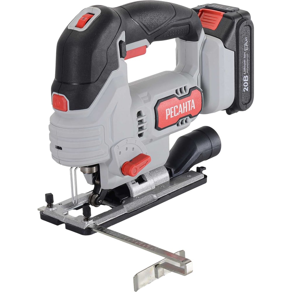 Изображение товара Лобзик аккумуляторный Ресанта АЛ-20Li/2К с двумя аккумуляторами и зарядным в кейсе