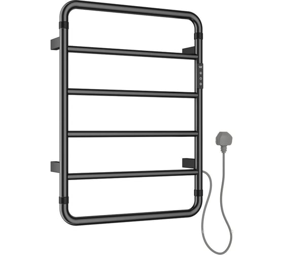 Изображение товара Полотенцесушитель электрический ALLEN BRAU PRIORITY R 7.31000-GM, нерж.сталь304,пульт, 640х475мм, графит брашированный (354994) 00354994