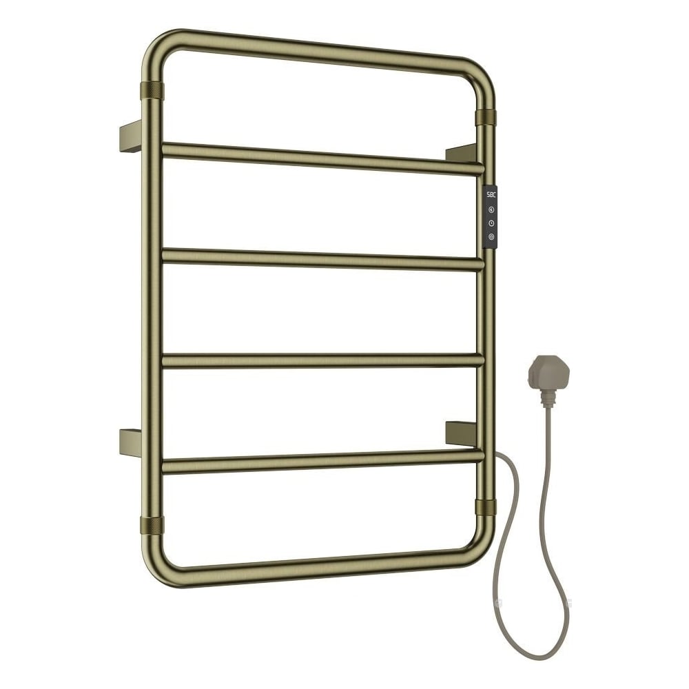 Изображение товара Электрический полотенцесушитель ALLEN BRAU PRIORITY R 7.31000-GB нержавеющая сталь золотой дизайн