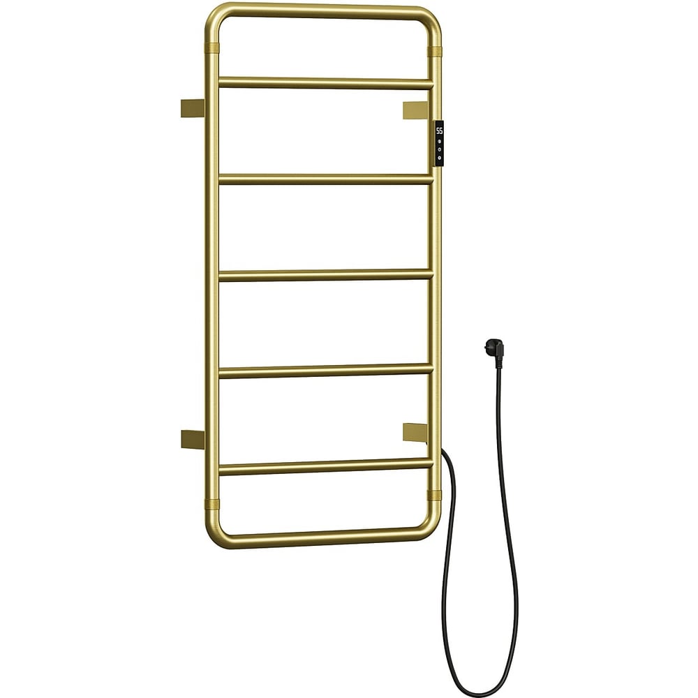 Изображение товара Электрический полотенцесушитель ALLEN BRAU PRIORITY R 7.31002-GB  нержавеющая сталь золото
