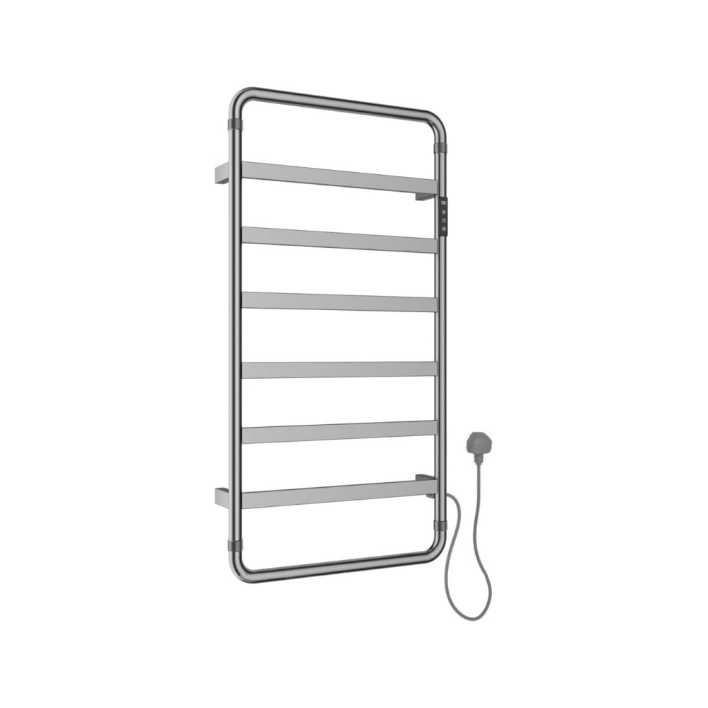 Изображение товара Полотенцесушитель электрический ALLEN BRAU PRIORITY S 7.31003-BN, нерж.сталь 304,пульт, 920х475мм,браш.никель (355004) 00355004