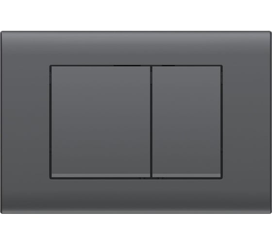 Изображение товара Кнопка смыва VINCEA, цвет вороненая сталь VFP-001GM