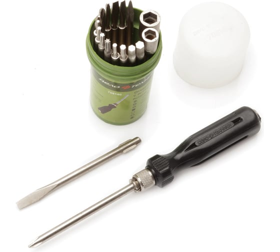 Изображение товара Отвертка цанговая с вставками Дело Техники 18 шт 110 мм 708180