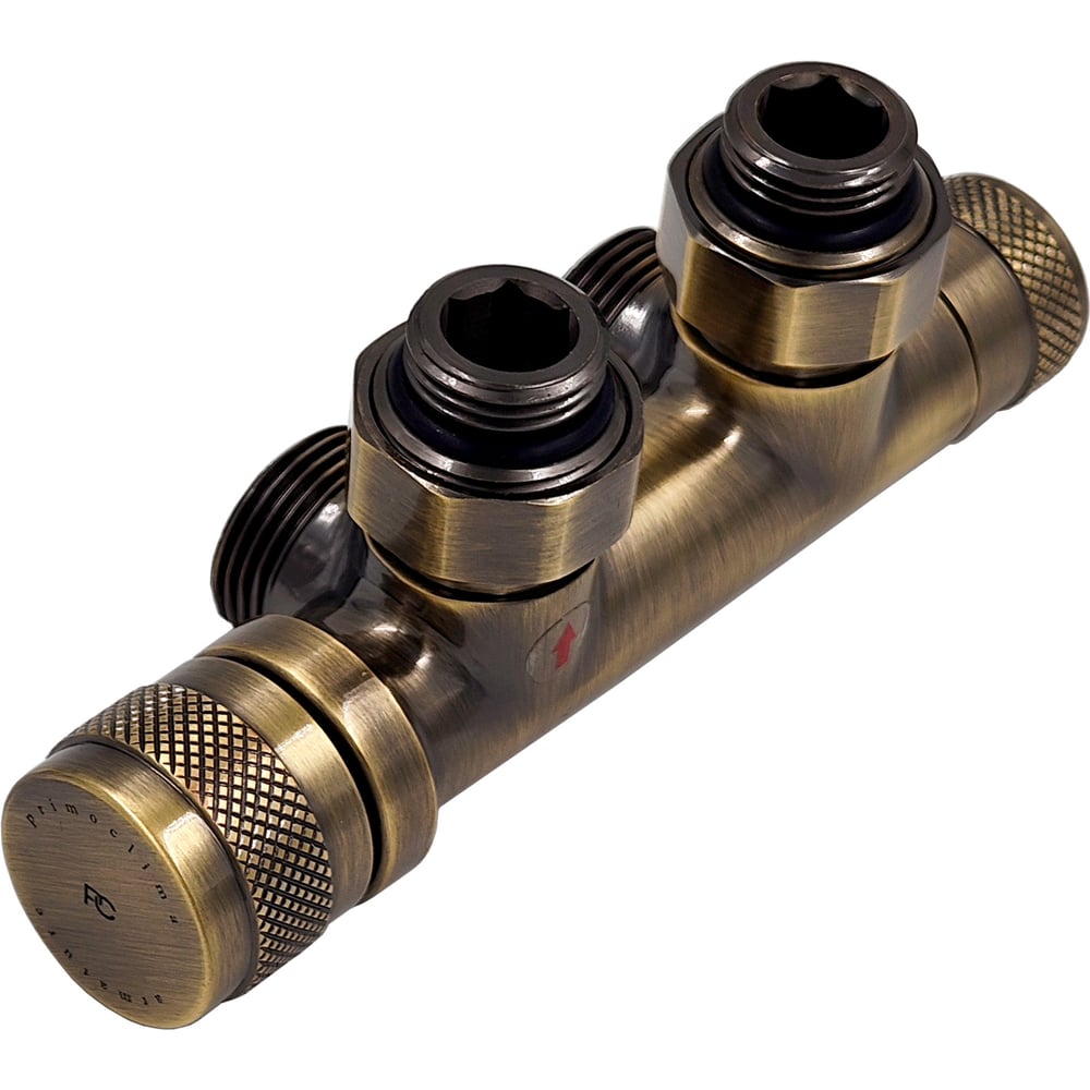 Изображение товара Узел нижнего подключения термостатический Primoclima Armature Lunar 1/2х3/4Е бронз