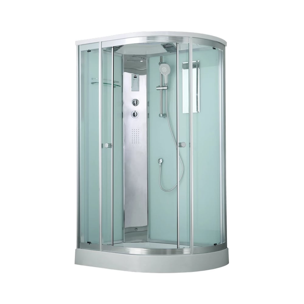 Изображение товара Душевая кабина TIMO Comfort T-8802L Fabric Glass с турецкой баней и гидромассажем