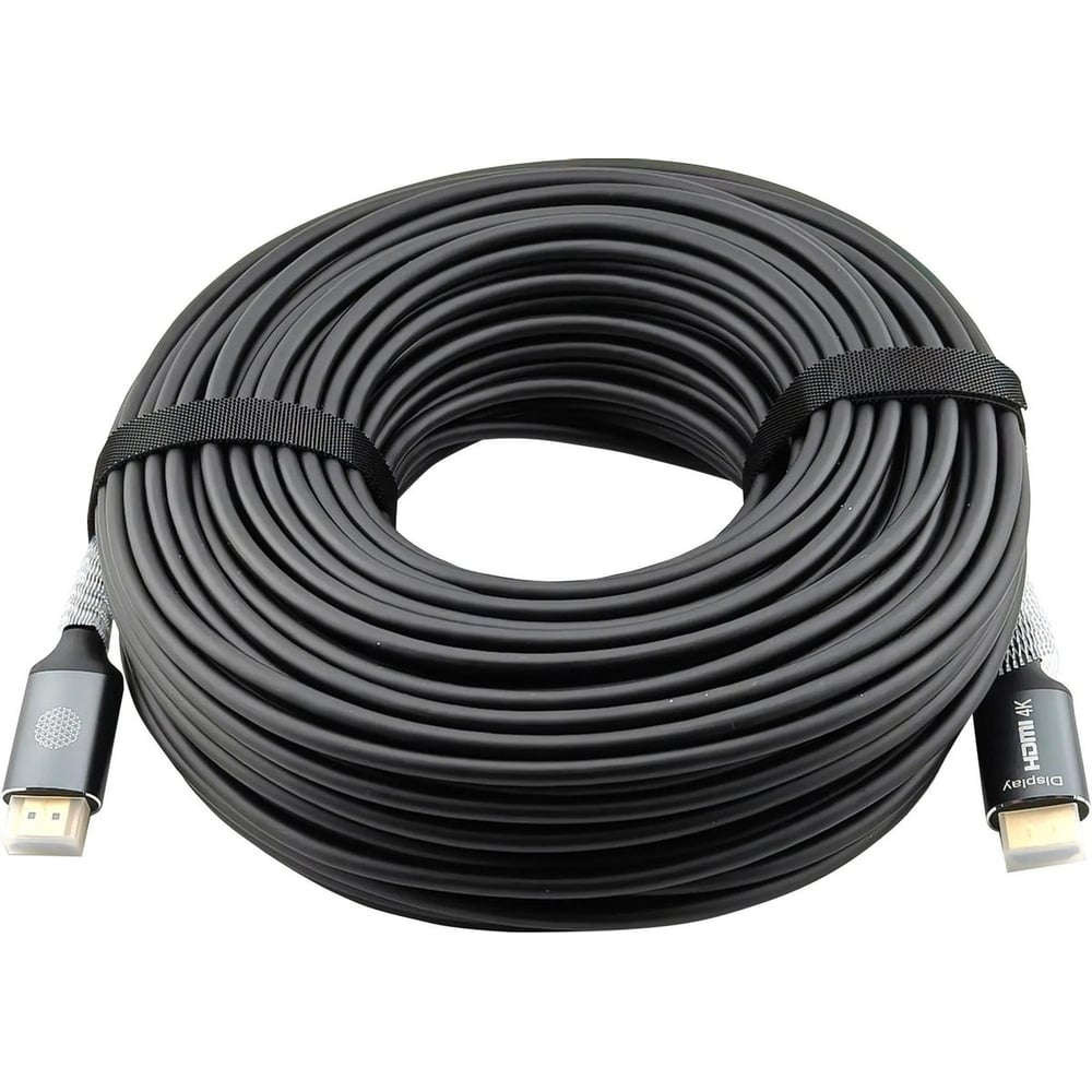 Изображение товара Кабель аудио-видео Cactus HDMI 2.0 70м позолоченный контакт черный