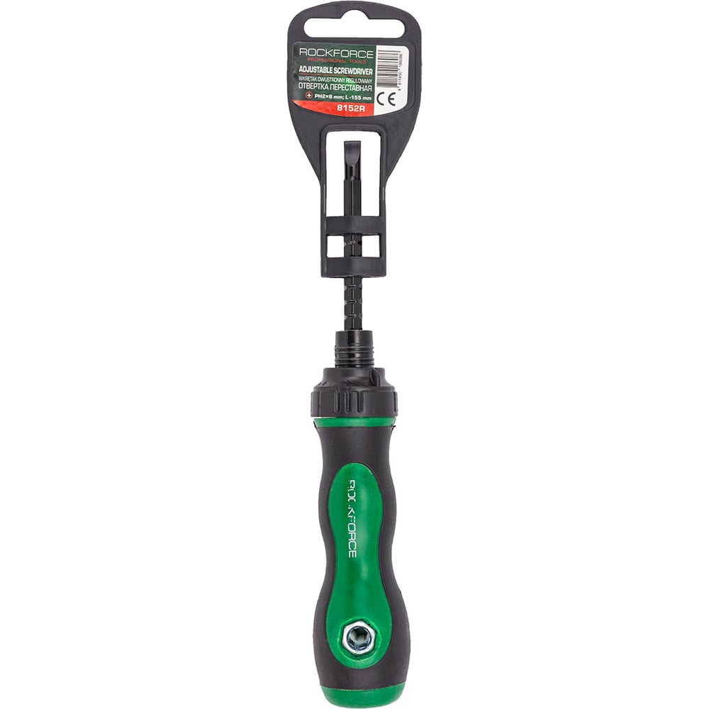 Изображение товара Отвертка переставная Rockforce PH2 6мм RF-8152R для профессиональных и домашних работ