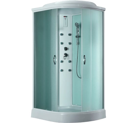 Изображение товара Душевая кабина TIMO eco ТЕ-0702 L 120_80_218, турецкая баня хамам, стульчик прозрачный TE-0702L-T-STUN-T-CH/C