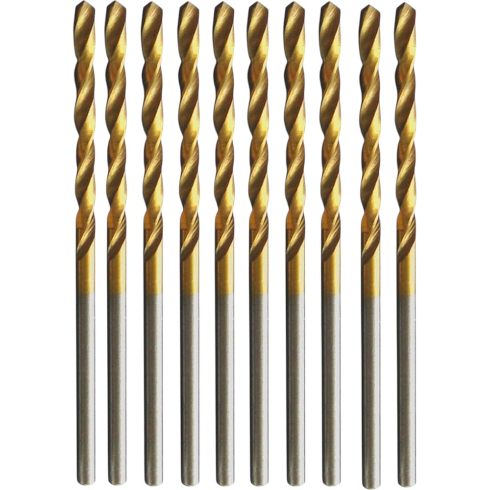 Изображение товара Сверло по металлу Стройштуки 5.5 мм DIN338 титан 10 шт