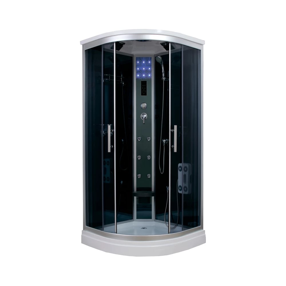 Изображение товара Душевая кабина TIMO Standart T-1109 с гидромассажем и турецкой баней, 90x90x220 см
