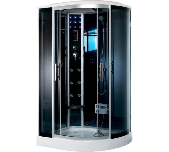 Изображение товара Душевая кабина TIMO Standart T-1102 L, 120×85×220 см, турецкая баня хамам T-1102L-T-STUN