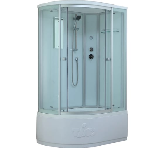 Изображение товара Душевая кабина TIMO Standart T-6620 Silver Fabric R, 120×85×220 см, турецкая баня хамам T-6620SFR-T-STUN