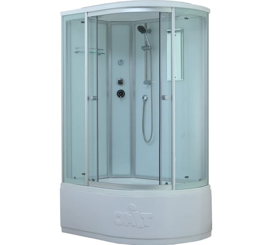 Изображение товара Душевая кабина TIMO Standart T-6620 Silver Fabric L, 120×85×220 см, турецкая баня хамам T-6620SFL-T-STUN