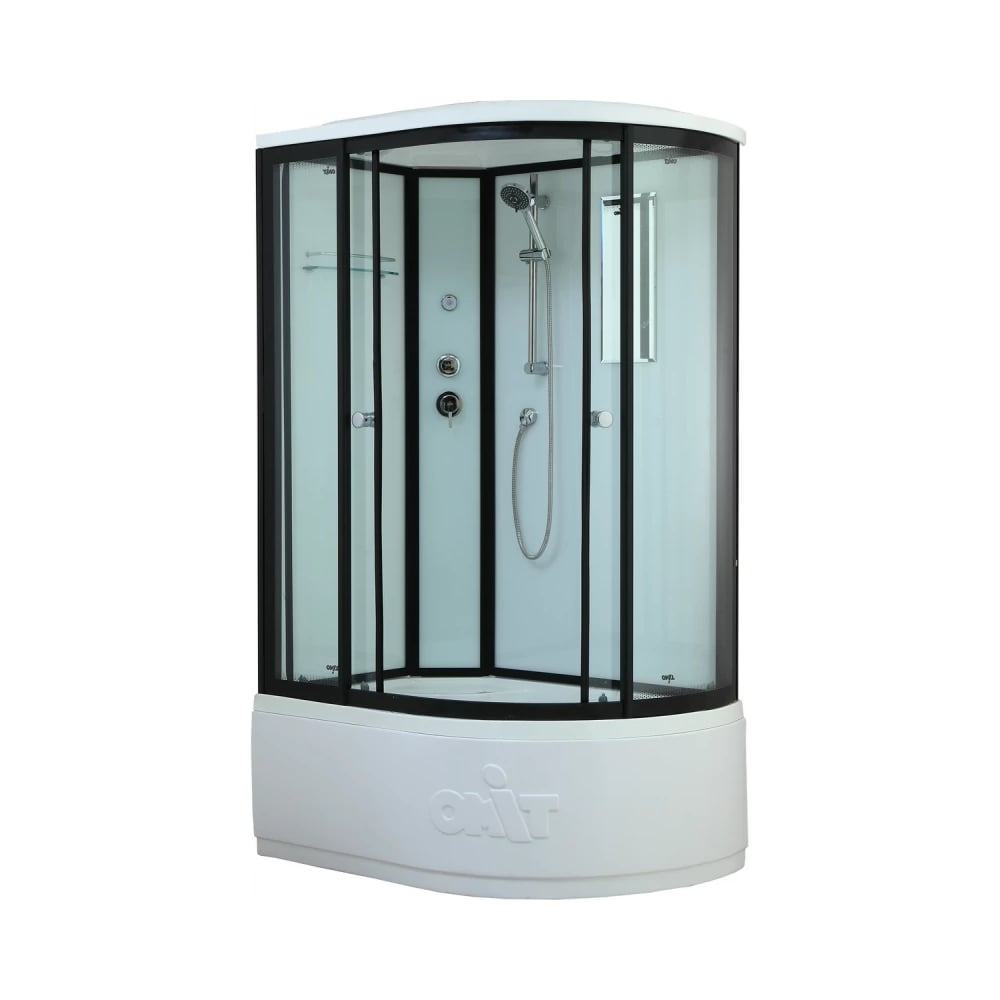 Изображение товара Душевая кабина TIMO Standart T-6620 Black Fabric L 120×85×220 см турецкая баня хамам