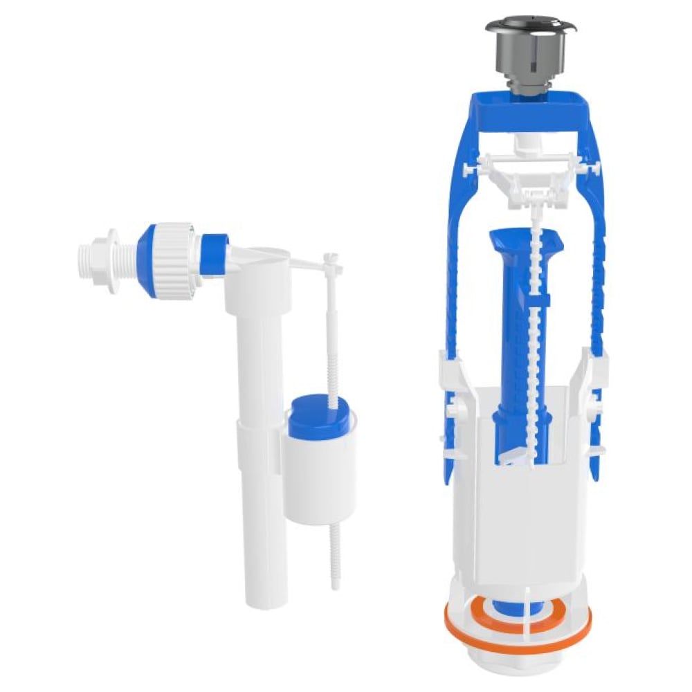 Изображение товара Сливная арматура для унитаза двухрежимная с боковой подводкой AV Engineering AVE129689E ЦЗ-1558727128 Изображение товара Сливная арматура для унитаза двухрежимная с боковой подводкой AV Engineering AVE129689E ЦЗ-1558727128