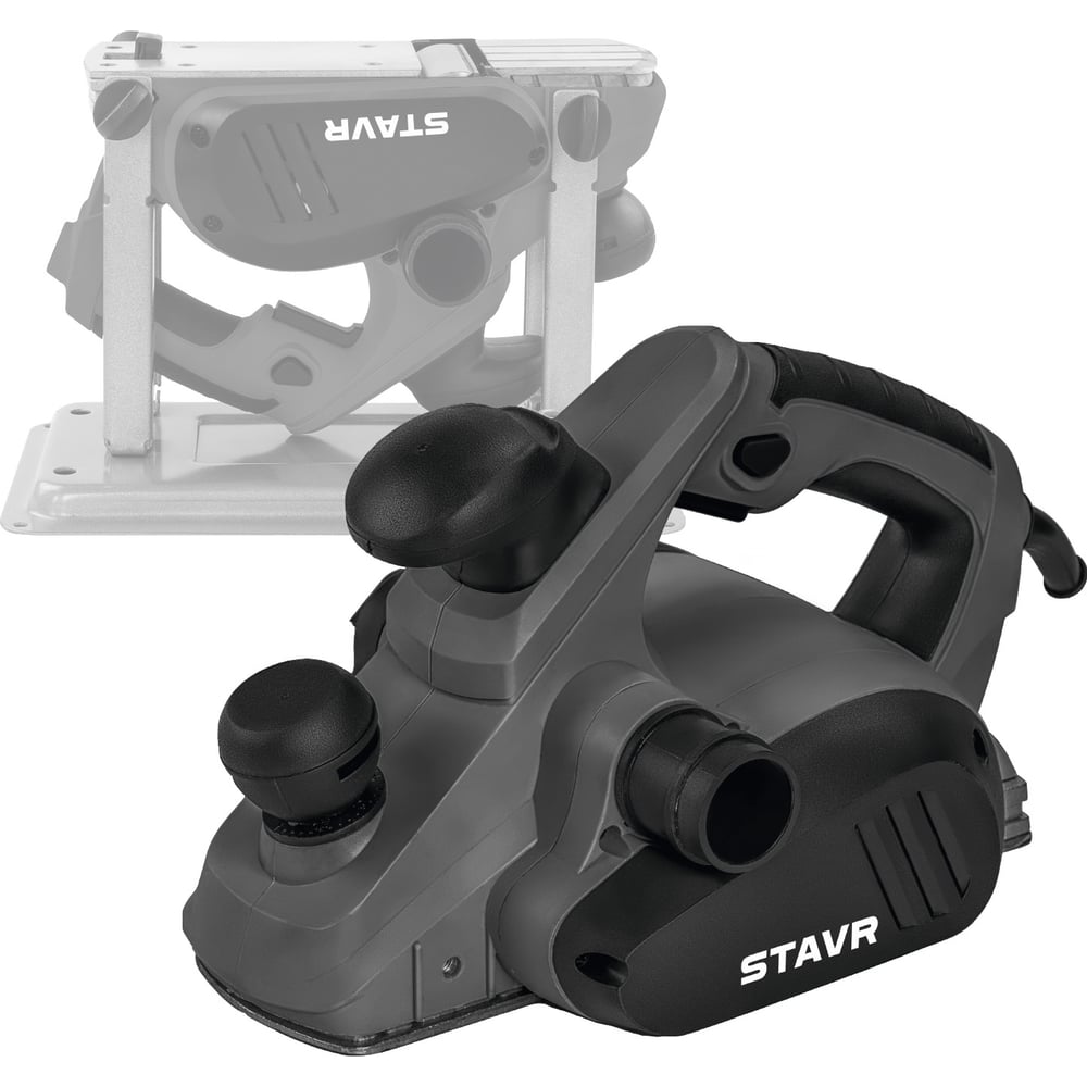 Изображение товара Рубанок Ставр SEP 950-82-3ST (82мм, 950Вт, глубина 3мм, со станиной), 9031300096