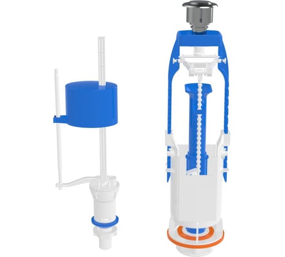 Изображение товара Сливная арматура для унитаза однорежимная с нижней подводкой AV Engineering AVE129690 ЦЗ-2546838976