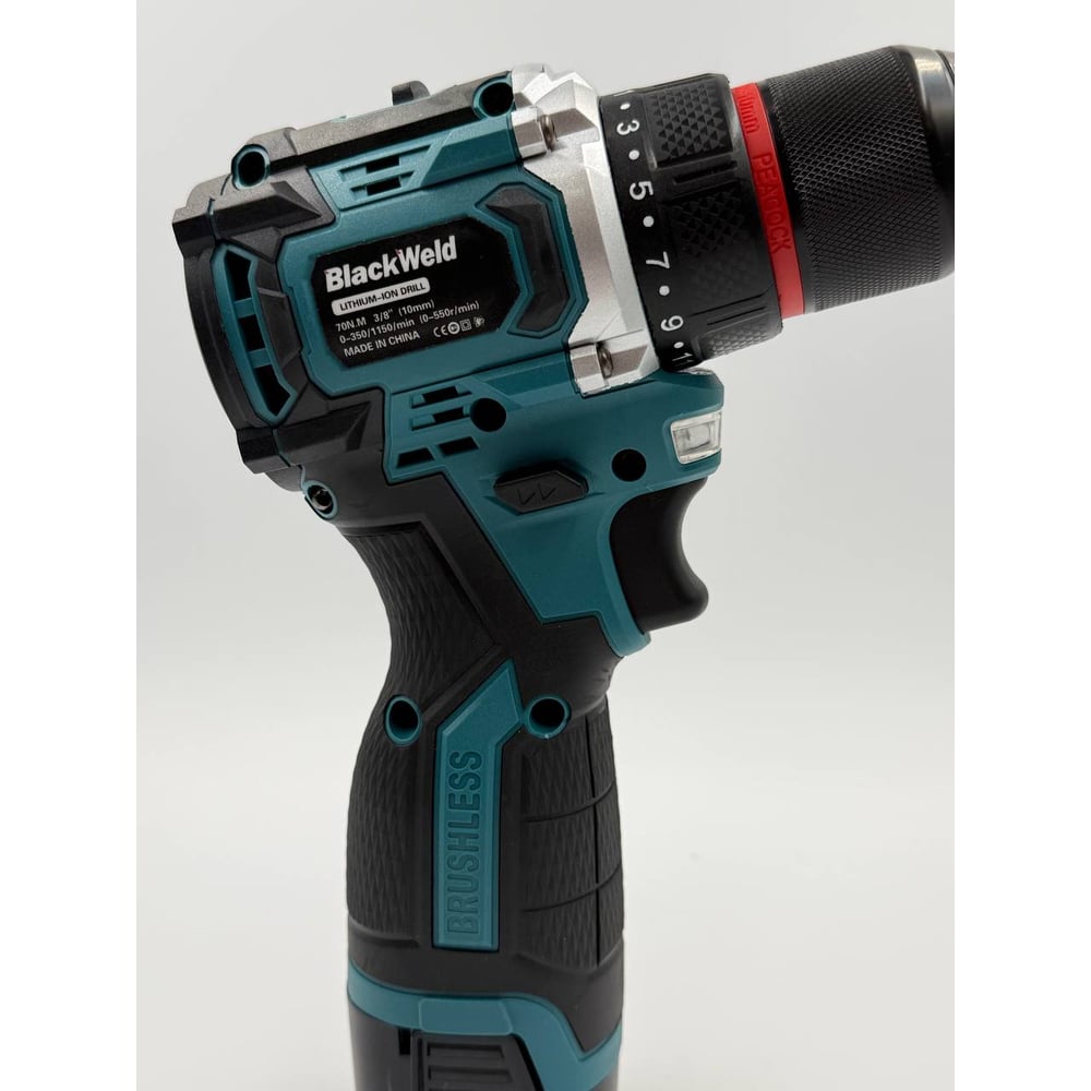 Изображение товара Бесщеточная аккумуляторная дрель-шуруповерт BlackWeld JZ10B 18V 1.5Ah