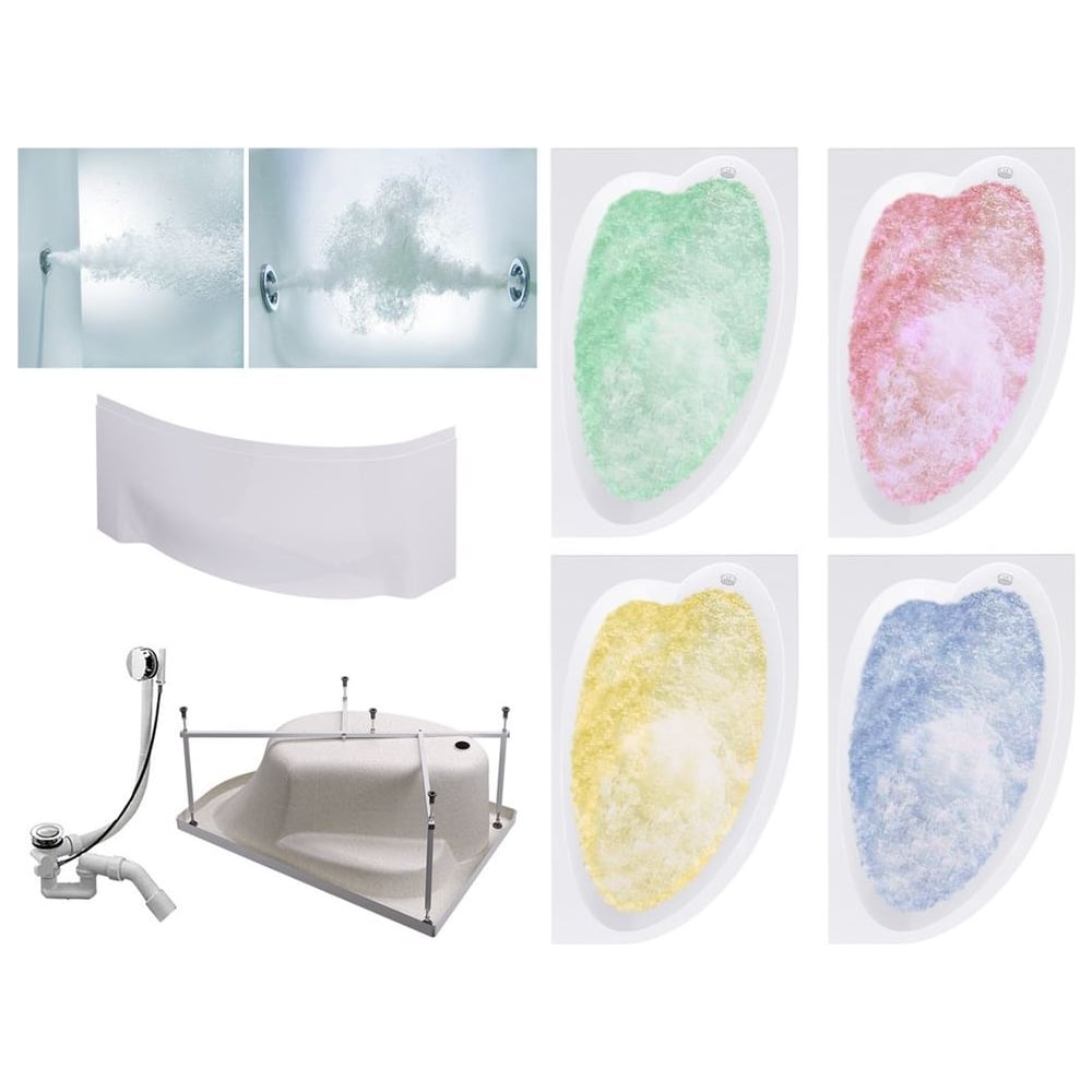 Изображение товара Комплект Акриловая ванна TIMO IVA1595R 150_95_70+Каркас + Слив-перелив+Гидромассаж 6 форсунок+Гидромассаж спины 3 форсунки+Хромотерапия+Фронтальная панель IVA1595R-KTIVA15-SPV1505-T-CM-T-BM-T-CT-FPIVA15R