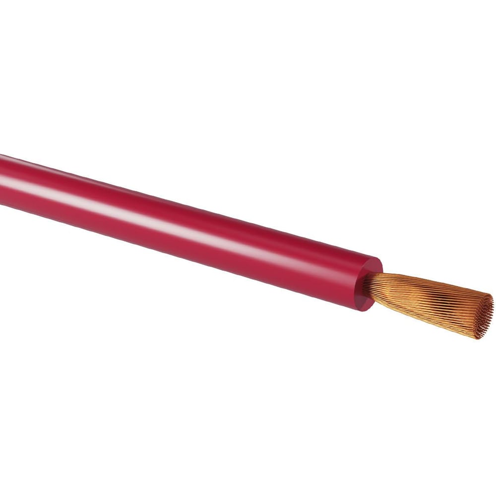 Изображение товара Электропровод ПуГВ 1х1,5 ГОСТ 100м красный бухта для электромонтажных работ