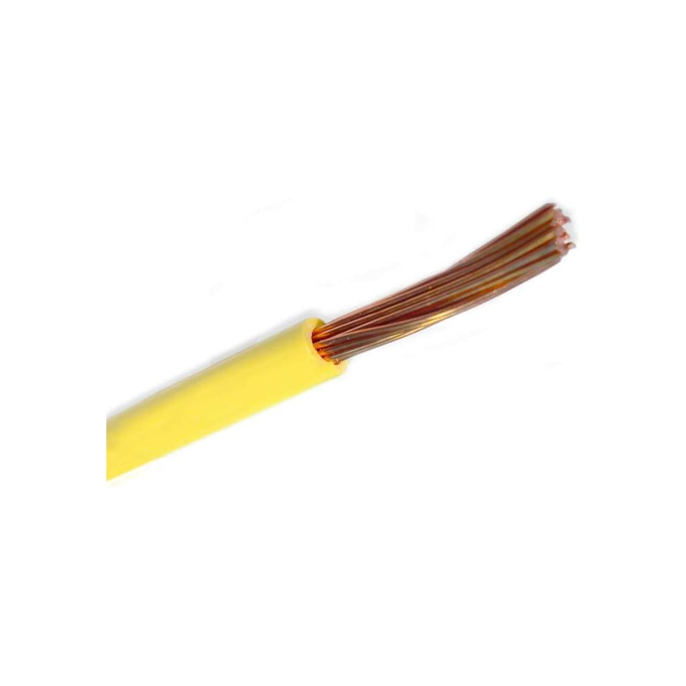 Изображение товара Электропровод ПуГВ ГОСТ MW 1х6,0 жёлтый 200 м бухта