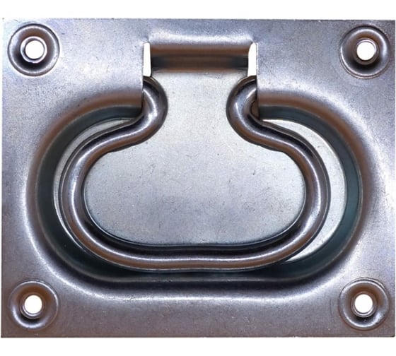 Изображение товара Ручка для погреба Крепстор скрытая 100х80 мм покрытие цинк Пакет 2 шт. 4665317042943