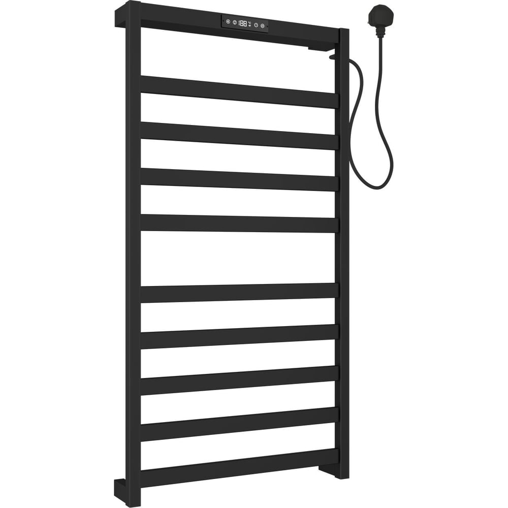 Изображение товара Полотенцесушитель электрический ALLEN BRAU 7.32001-31 REALITY нерж.сталь 304, пульт, 900х472мм, черн.мат (355021) 00355021