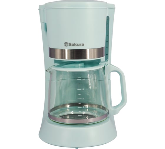 Изображение товара Кофеварка капельная SAKURA SA-6117BL 1.2л, голубой РТ-00069190