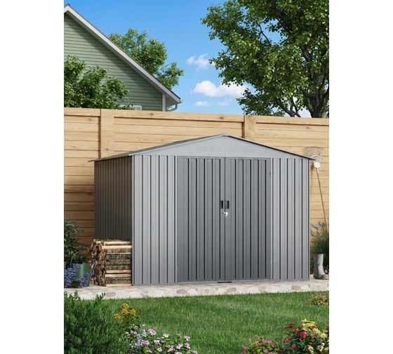 Изображение товара Хозблок металлический сборный KlestO для дачи и хранения инструментов MS-246