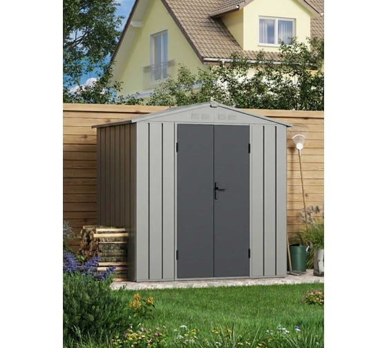 Изображение товара Хозблок металлический сборный KlestO для дачи и хранения инструментов MS-182 Premium