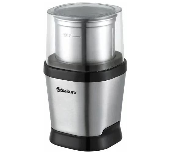 Изображение товара Кофемолка SAKURA SA-6177S 250Вт 70гр сталь РТ-00070331