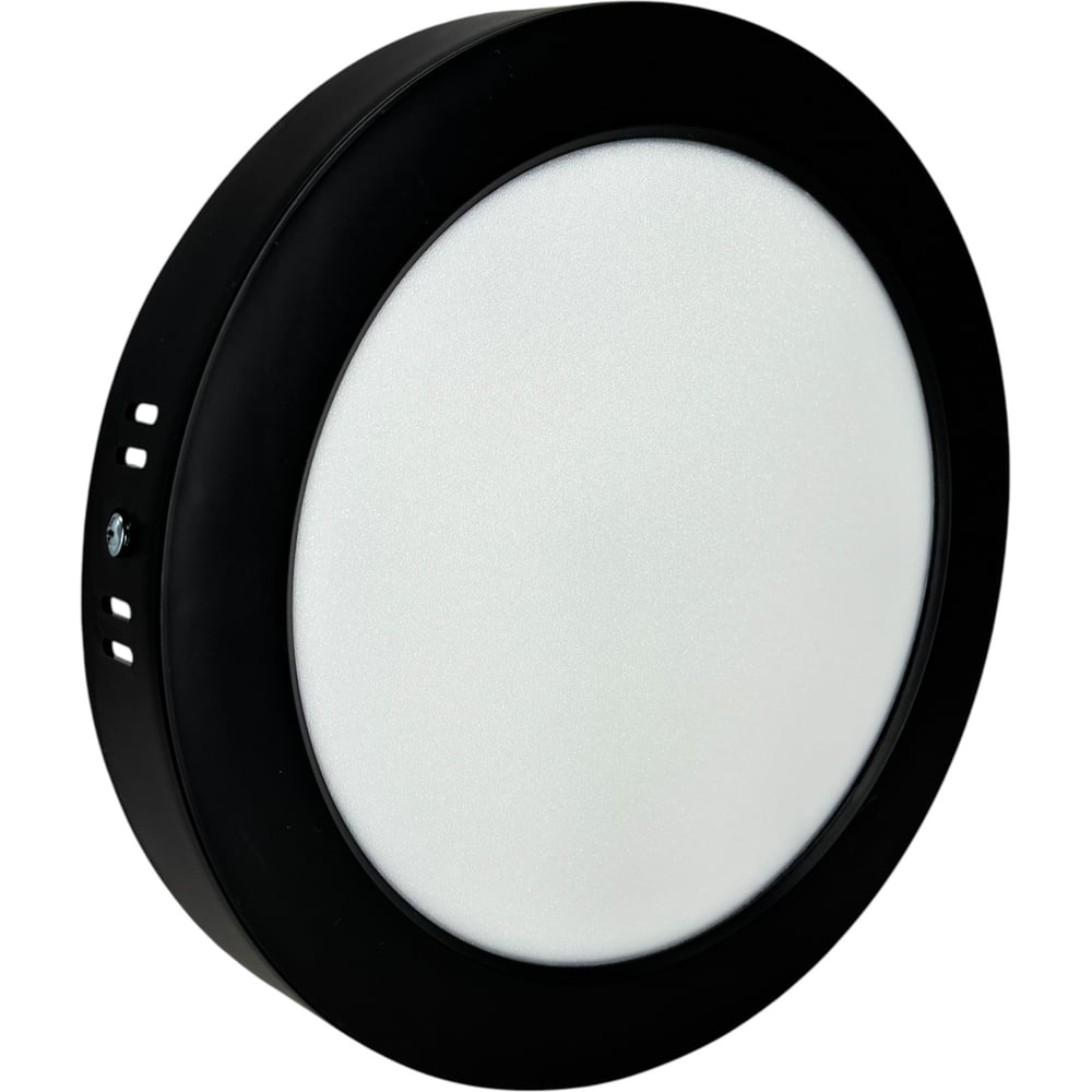 Изображение товара Светильник светодиодный накладной круг 20W 4000K 1600Lm D230мм черный пластик truEnergy 10117