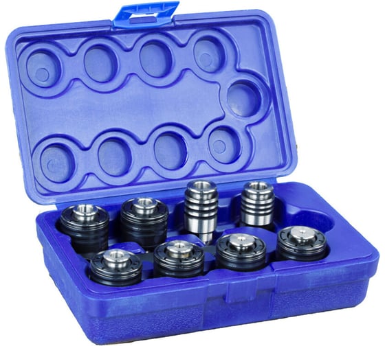 Изображение товара Набор резьбонарезных головок HEDEN к ETM-16/PTM-16, GTM12, М3-М16, ISO, 8 шт 501.004