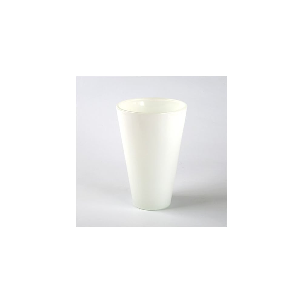 Изображение товара Кашпо ЭЛЕТЕХ прозрачное, круглое, белое, Ø 140×h 210 мм 4840156419